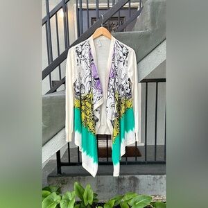 Etro Milano Silk and Wool Poncho Has Some Flaws See Photos Read Description